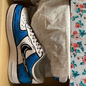 Custom cartoon air forces